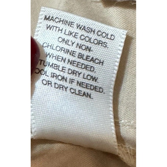 White House Black Market Women's Cream Slim Pedal Pusher Size 10 - Picture 10 of 16